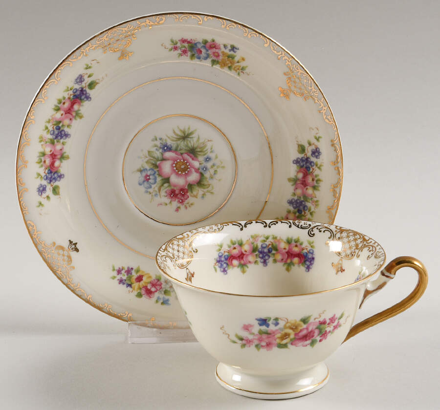 Floranada Oversized Cup & Saucer Set by Rosenthal - Continental-1