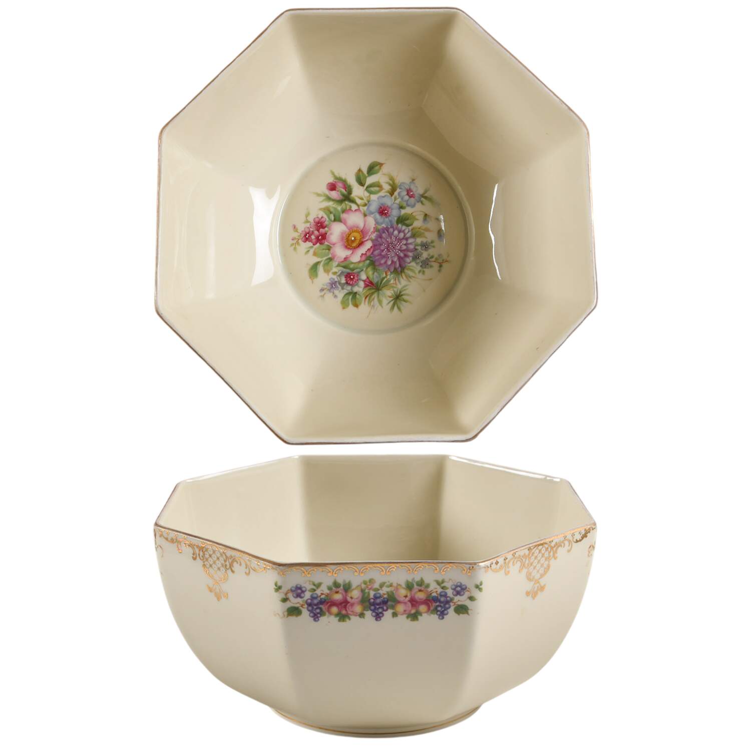 Floranada 8" Octagonal Vegetable Bowl by Rosenthal - Continental-1