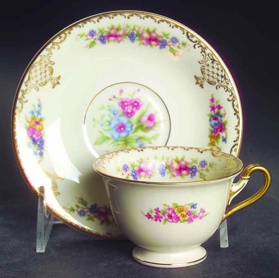 Floranada Footed Demitasse Cup & Saucer Set by Rosenthal - Continental-1