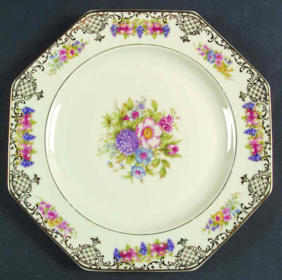 Floranada Octagonal Luncheon Plate by Rosenthal - Continental-1