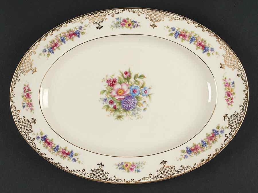 Floranada 13" Oval Serving Platter by Rosenthal - Continental-1