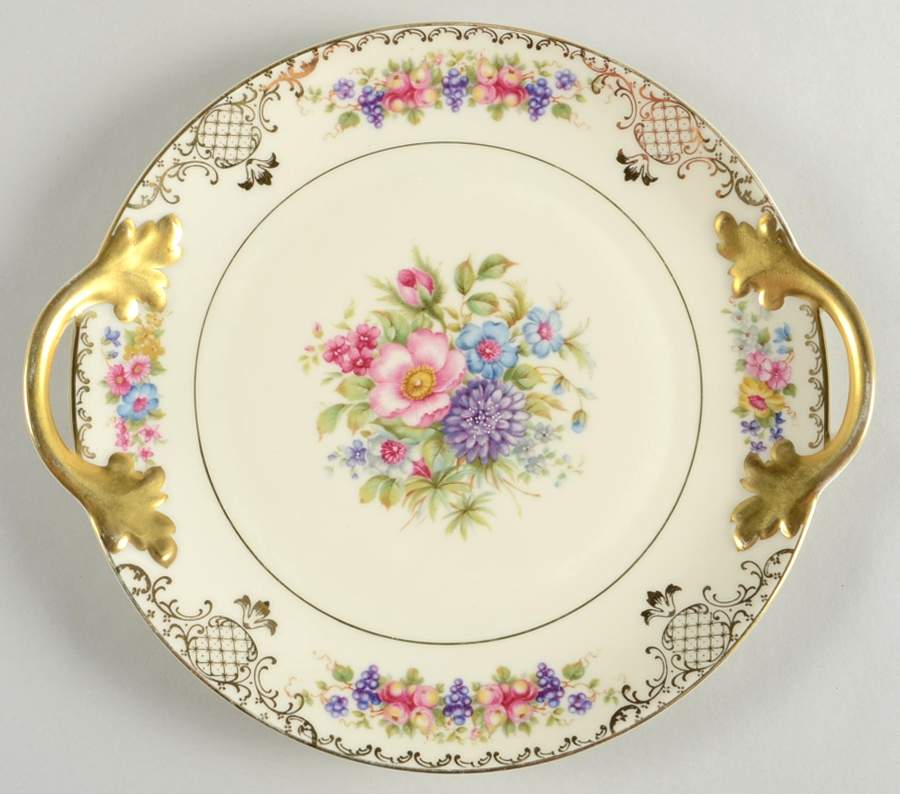 Floranada Handled Cake Plate by Rosenthal - Continental-1
