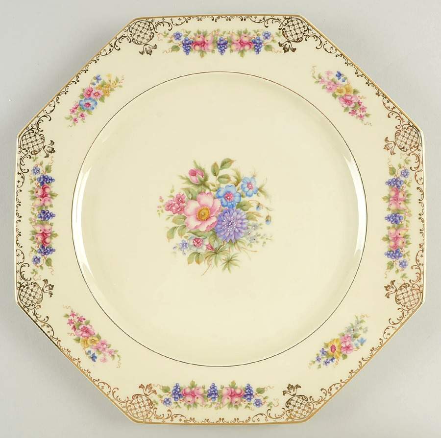 Floranada Octagonal Chop Plate by Rosenthal - Continental-1