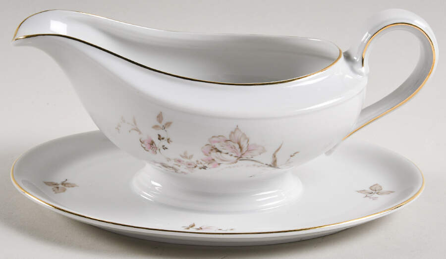 Floradale Gravy Boat with Attached Underplate by Rosenthal - Continental-1