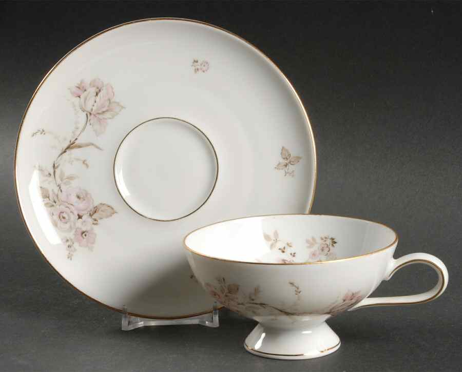 Floradale Footed Cup & Saucer Set by Rosenthal - Continental-1