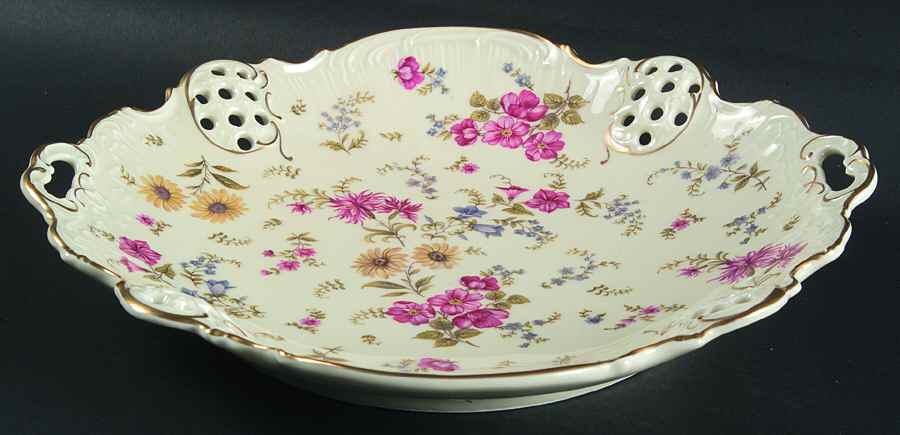 Florida Pierced Round Cake Plate by Rosenthal - Continental-1