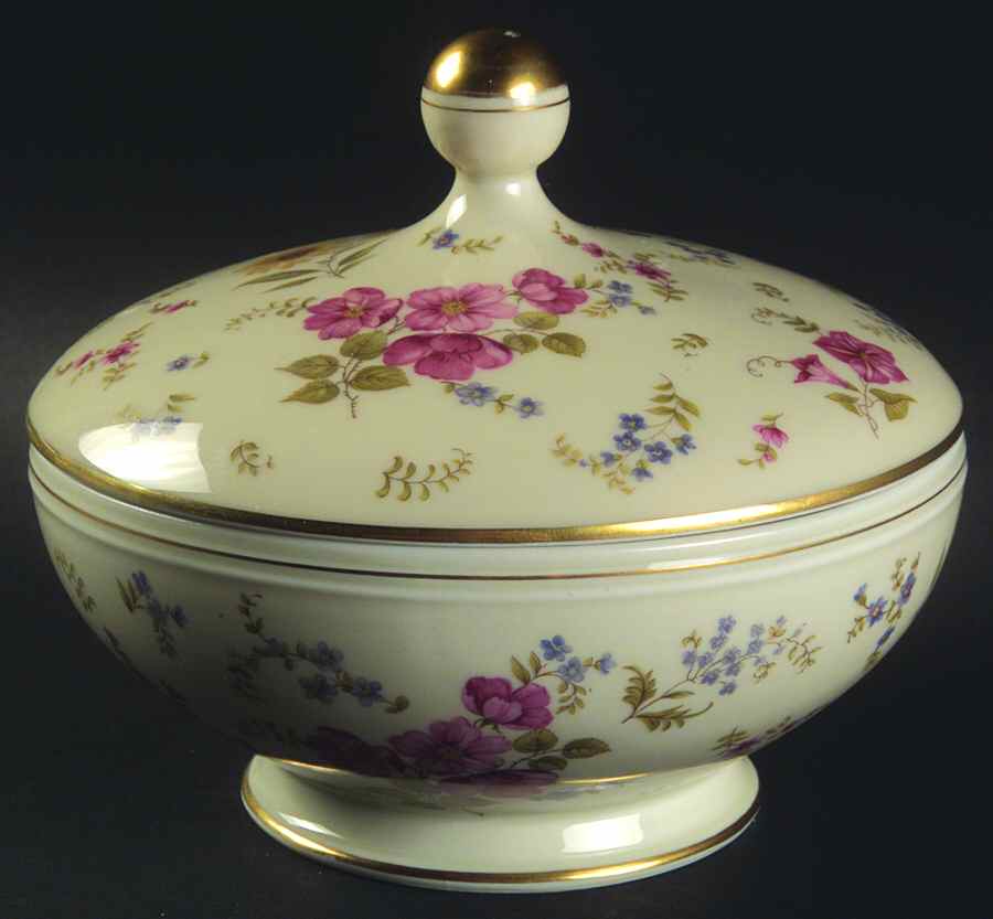 Florida Footed Candy Dish & Lid by Rosenthal - Continental-1