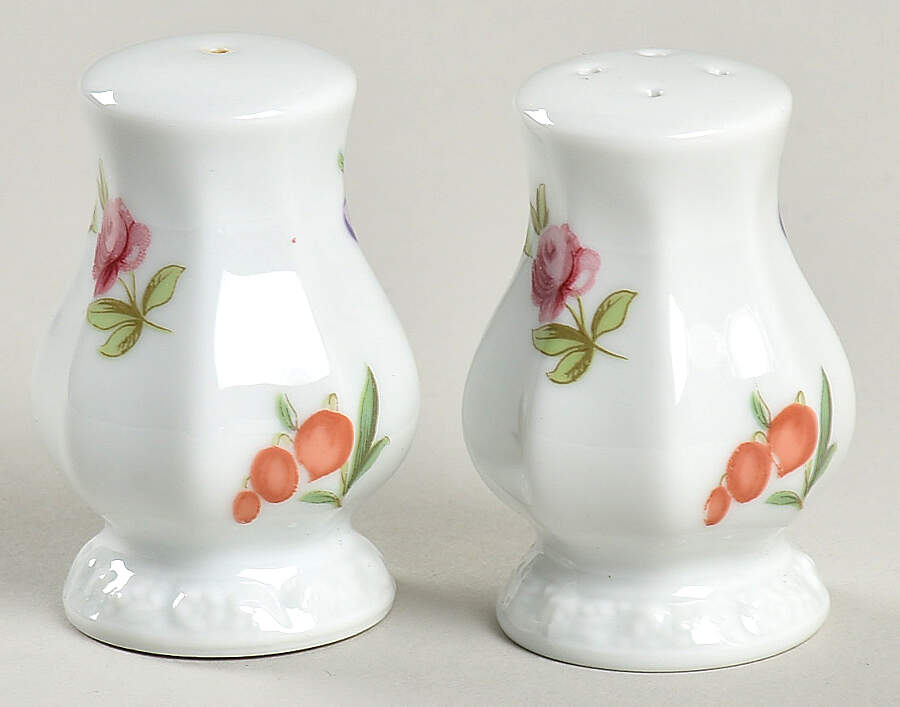 Flowers (Classic Stamp) Salt & Pepper Set by Rosenthal - Continental-1