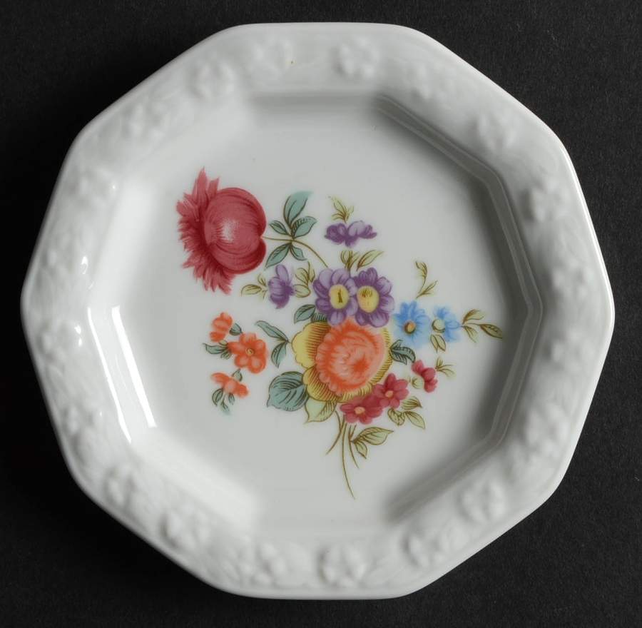 Flowers (Classic Stamp) Butter Pat by Rosenthal - Continental-1
