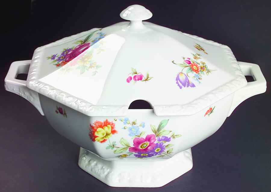 Flowers (Classic Stamp) Tureen &  Lid by Rosenthal - Continental-1