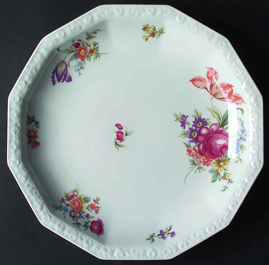 Flowers (Classic Stamp) Cake Plate by Rosenthal - Continental-1