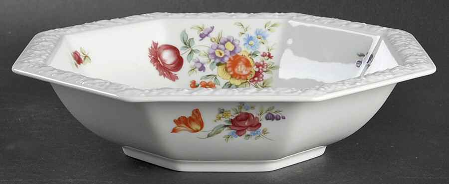 Flowers (Classic Stamp) 9" Round Vegetable Bowl by Rosenthal - Continental-1
