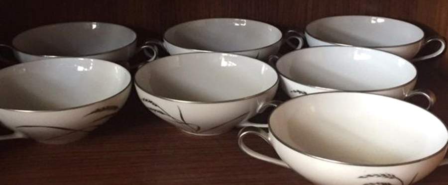 Flowing Wheat Flat Cream Soup Bowl by Rosenthal - Continental-1
