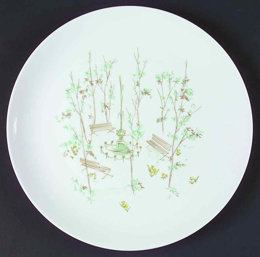 Fountain Court 12" Chop Plate (Round Platter) by Rosenthal - Continental-1