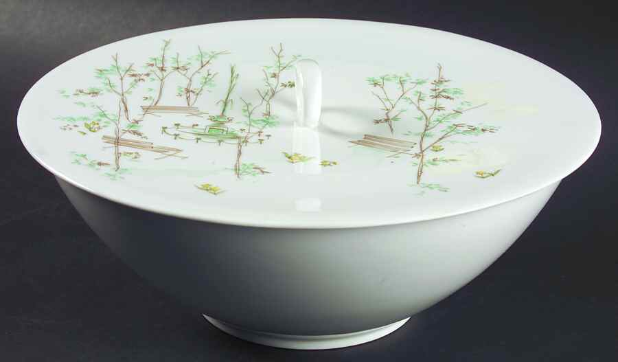 Fountain Court Large Round Covered Vegetable by Rosenthal - Continental-1