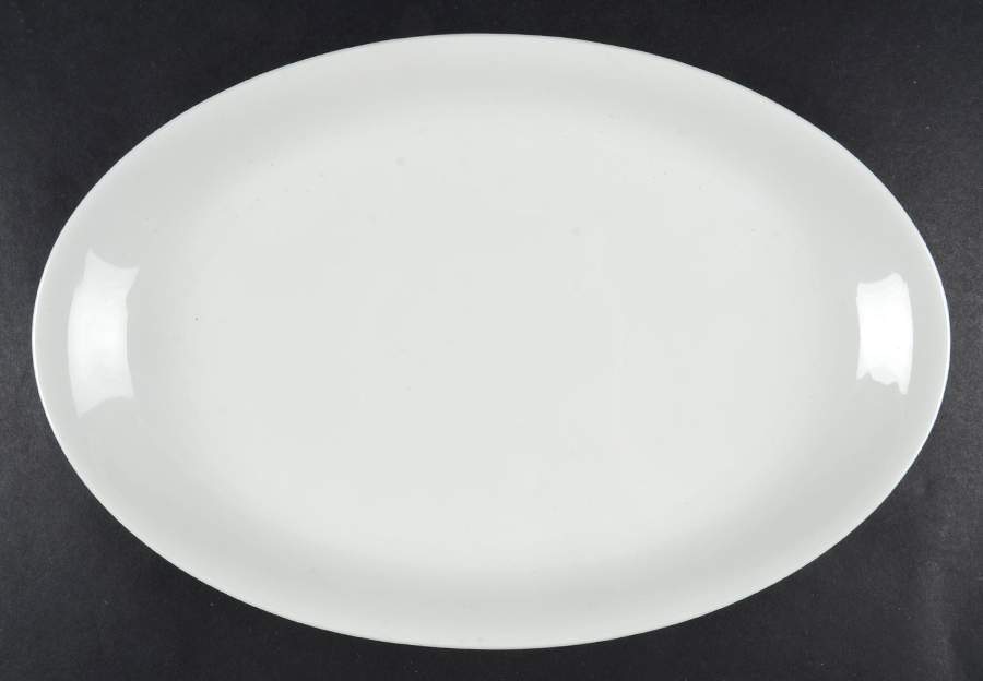 Form E (White) 13" Oval Serving Platter by Rosenthal - Continental-1