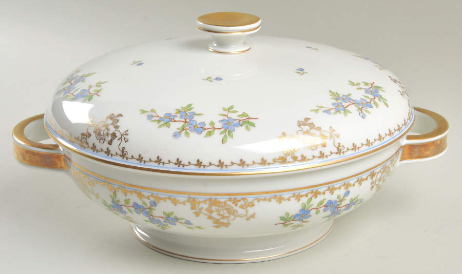 Forget Me Not Round Covered Vegetable by Rosenthal - Continental-1
