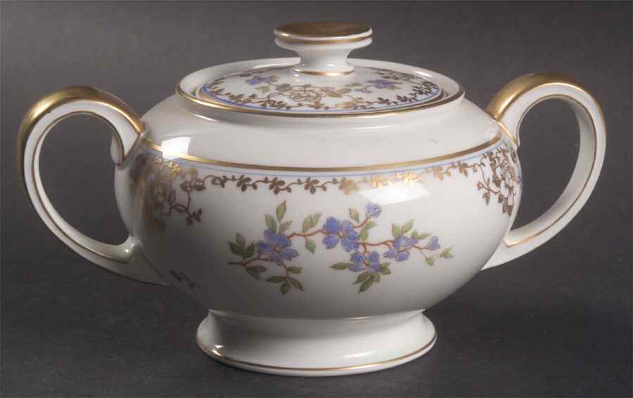 Forget Me Not Sugar Bowl & Lid by Rosenthal - Continental-1