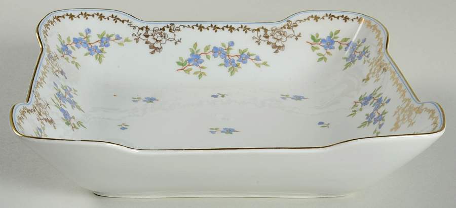 Forget Me Not 9" Square Vegetable Bowl by Rosenthal - Continental-1