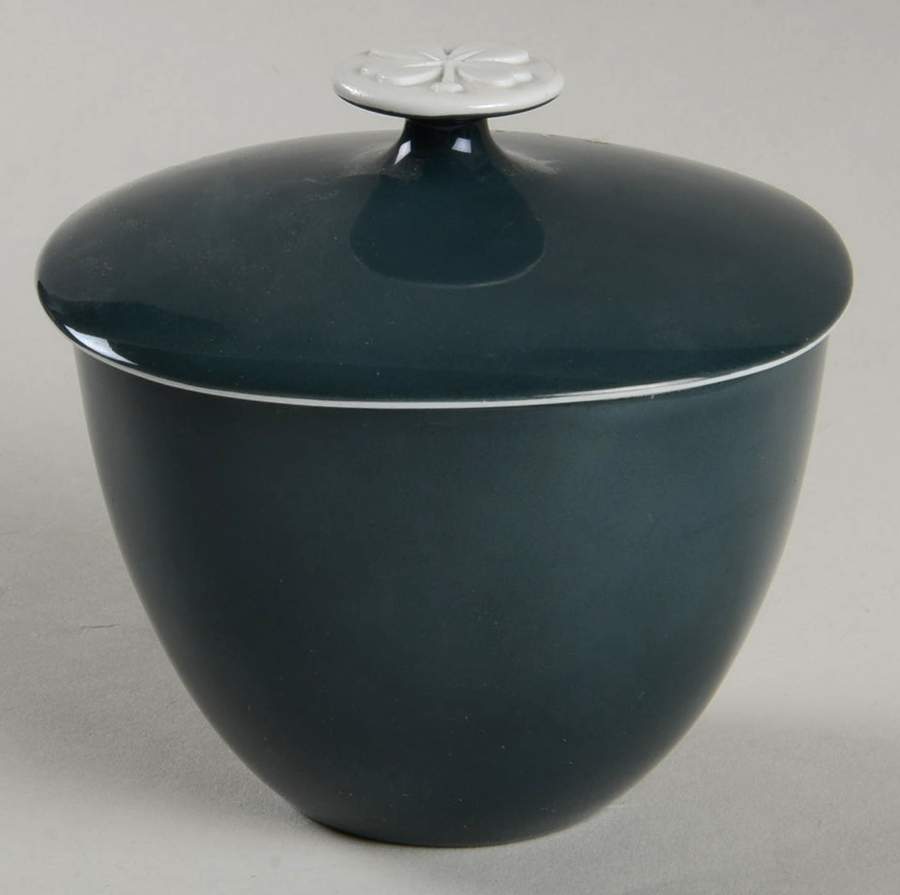 Fortuna Irish Green Sugar Bowl & Lid by Rosenthal - Continental-1