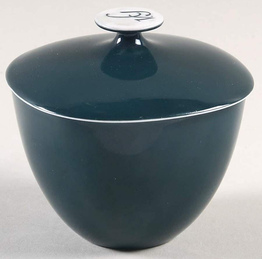 Fortuna Irish Green Sugar Bowl & Lid by Rosenthal - Continental-1
