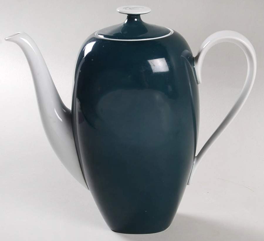 Fortuna Irish Green Coffee Pot & Lid by Rosenthal - Continental-1