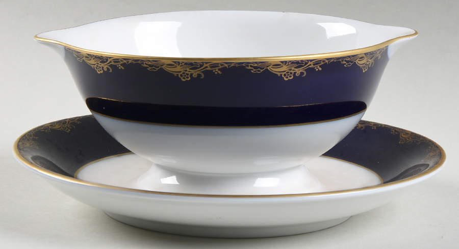 Frederick The Great Gravy Boat with Attached Underplate by Rosenthal - Continental-1