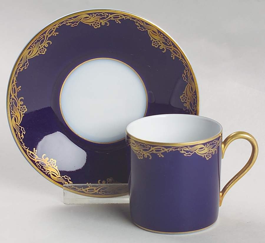 Frederick The Great Flat Demitasse Cup & Saucer Set by Rosenthal - Continental-1