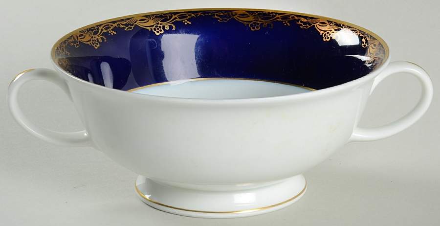 Frederick The Great Footed Cream Soup Bowl by Rosenthal - Continental-1