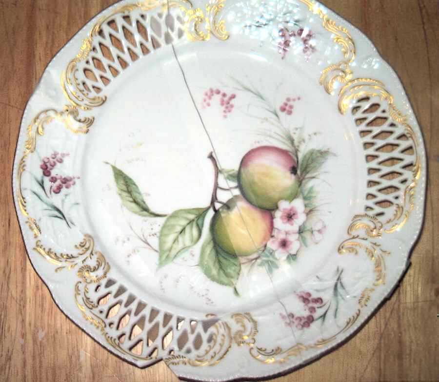 Fruits 8" Pierced Plate by Rosenthal - Continental-1