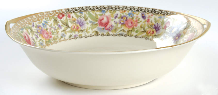 Garden Caprice (Scalloped Edge) 9" Round Vegetable Bowl by Rosenthal - Continental-1