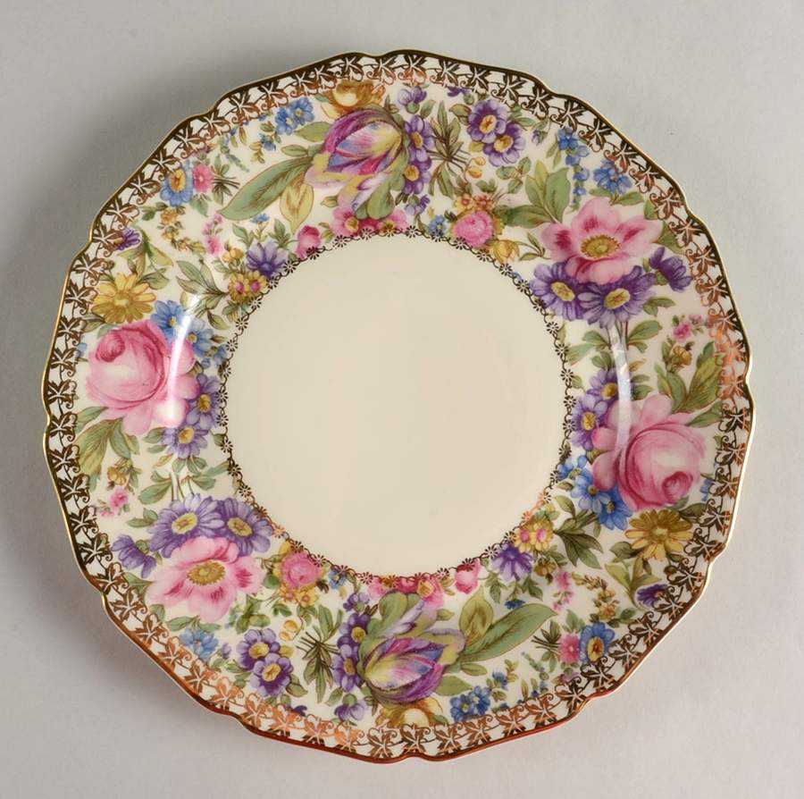 Garden Caprice (Scalloped Edge) Luncheon Plate by Rosenthal - Continental-1