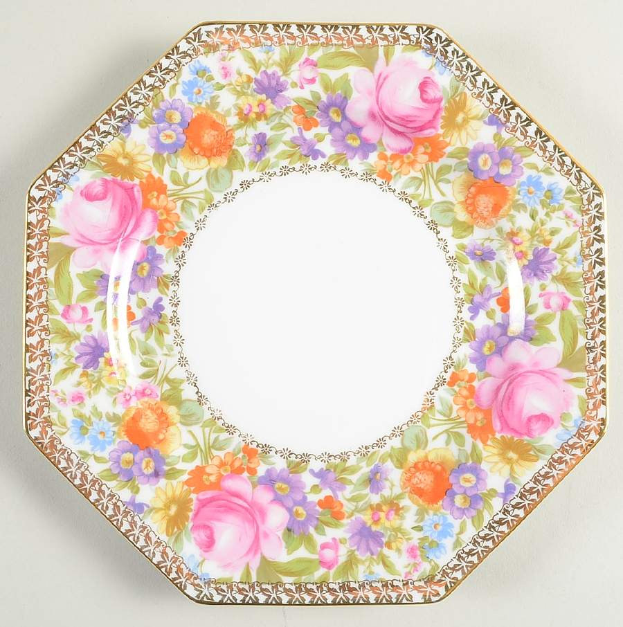 Garden Caprice (Scalloped Edge) Octagonal Salad Plate by Rosenthal - Continental-1