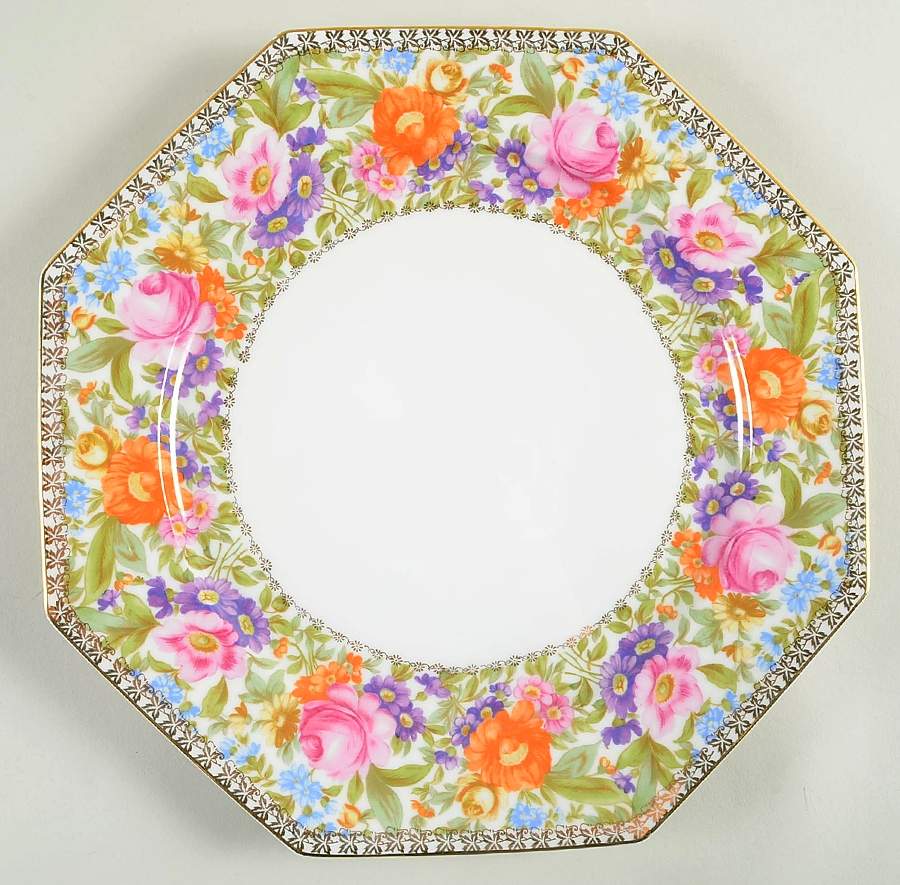 Garden Caprice (Scalloped Edge) 12" Octagonal Chop Plate by Rosenthal - Continental-1
