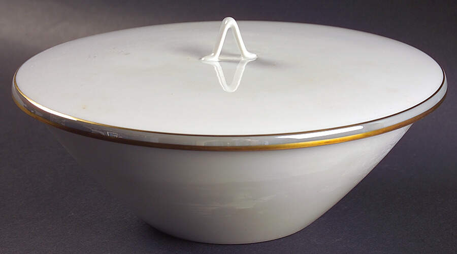 Gala Blue (Not Classic Rose Collection) Round Covered Vegetable-Uses RV9 as Base+CVLRV9 by Rosenthal - Continental-1