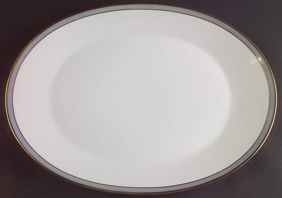 Gala Blue (Not Classic Rose Collection) 15" Oval Serving Platter by Rosenthal - Continental-1