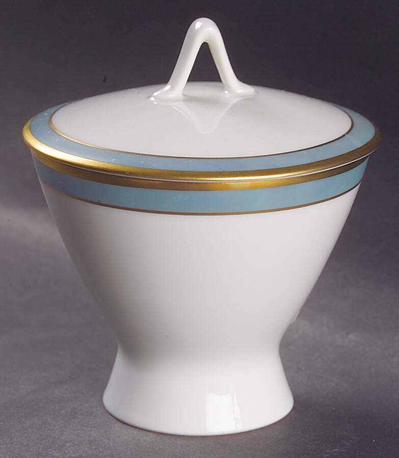 Gala Blue (Not Classic Rose Collection) Sugar Bowl & Lid by Rosenthal - Continental-1