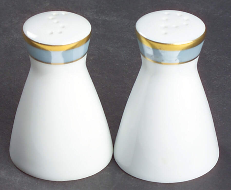 Gala Blue (Not Classic Rose Collection) Salt & Pepper Set by Rosenthal - Continental-1