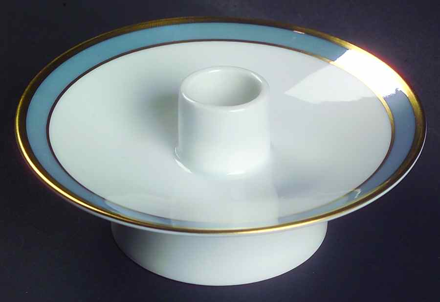 Gala Blue (Not Classic Rose Collection) Single Light Candlestick by Rosenthal - Continental-1