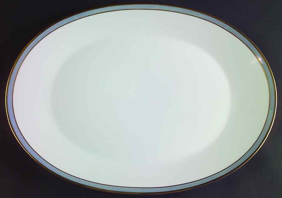 Gala Blue (Not Classic Rose Collection) 15" Oval Serving Platter by Rosenthal - Continental-1