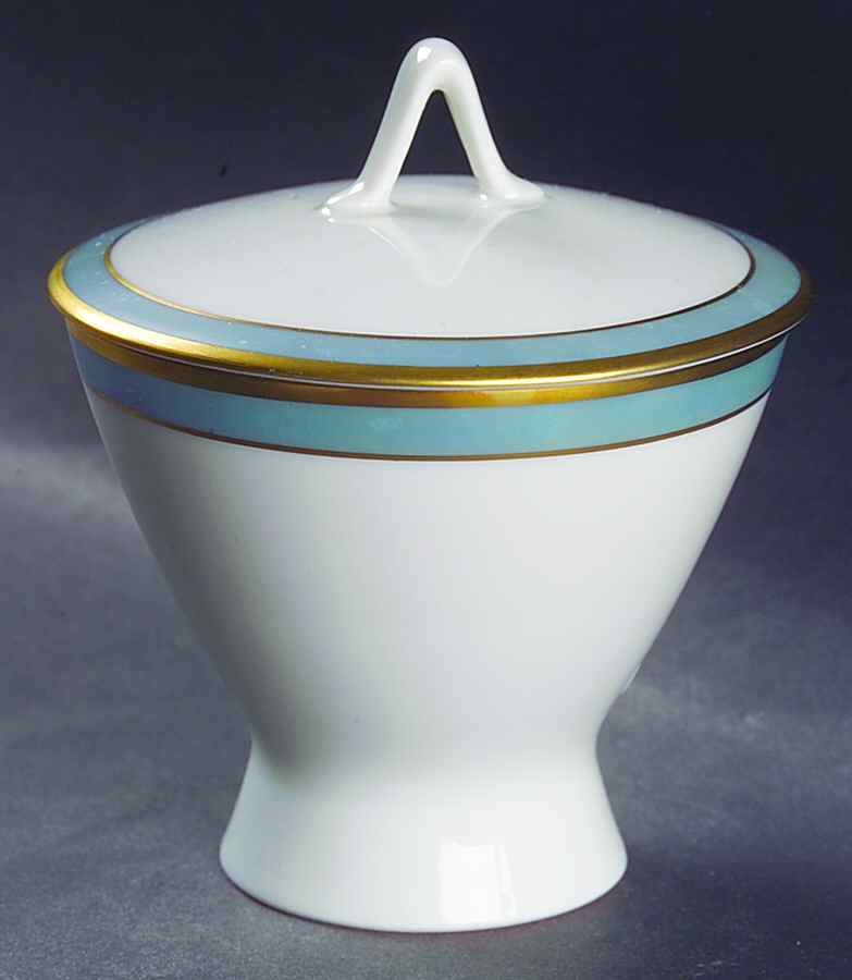 Gala Blue (Not Classic Rose Collection) Sugar Bowl & Lid by Rosenthal - Continental-1