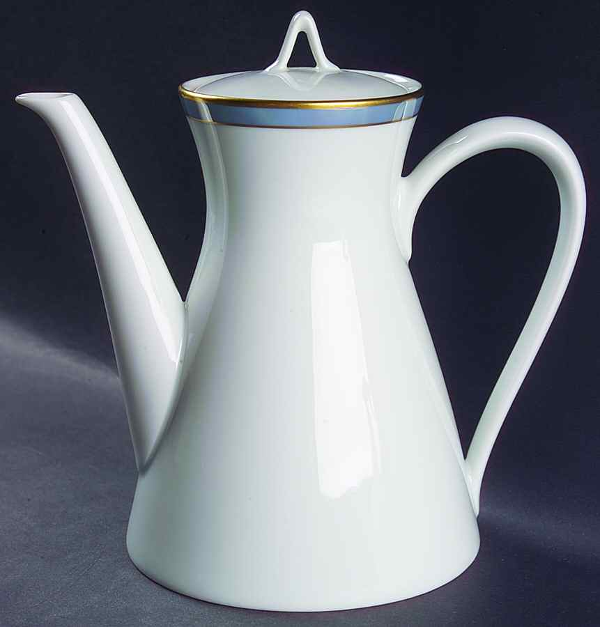 Gala Blue (Not Classic Rose Collection) Teapot & Lid by Rosenthal - Continental-1