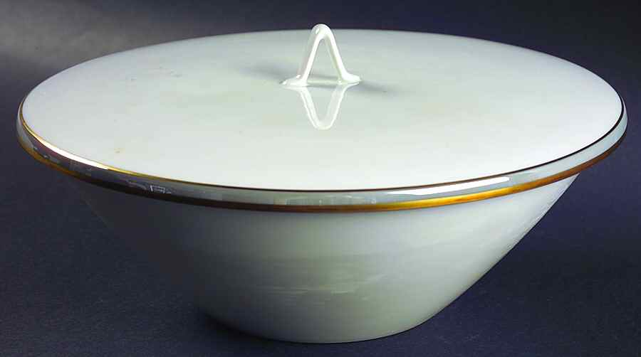 Gala Blue (Not Classic Rose Collection) Round Covered Vegetable-Uses RV9 as Base+CVLRV9 by Rosenthal - Continental-1