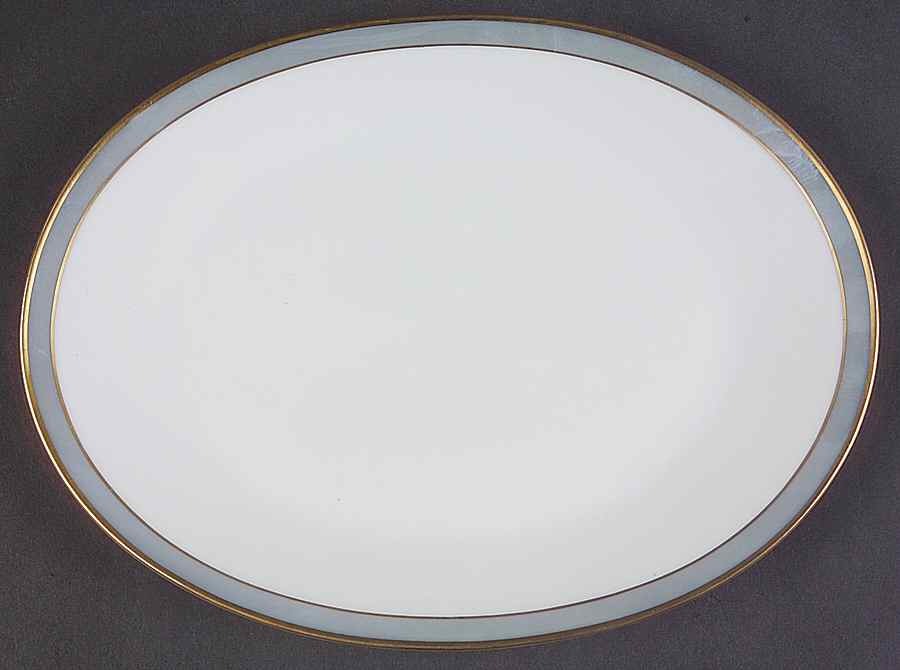 Gala Blue (Not Classic Rose Collection) 9" Oval Serving Platter by Rosenthal - Continental-1