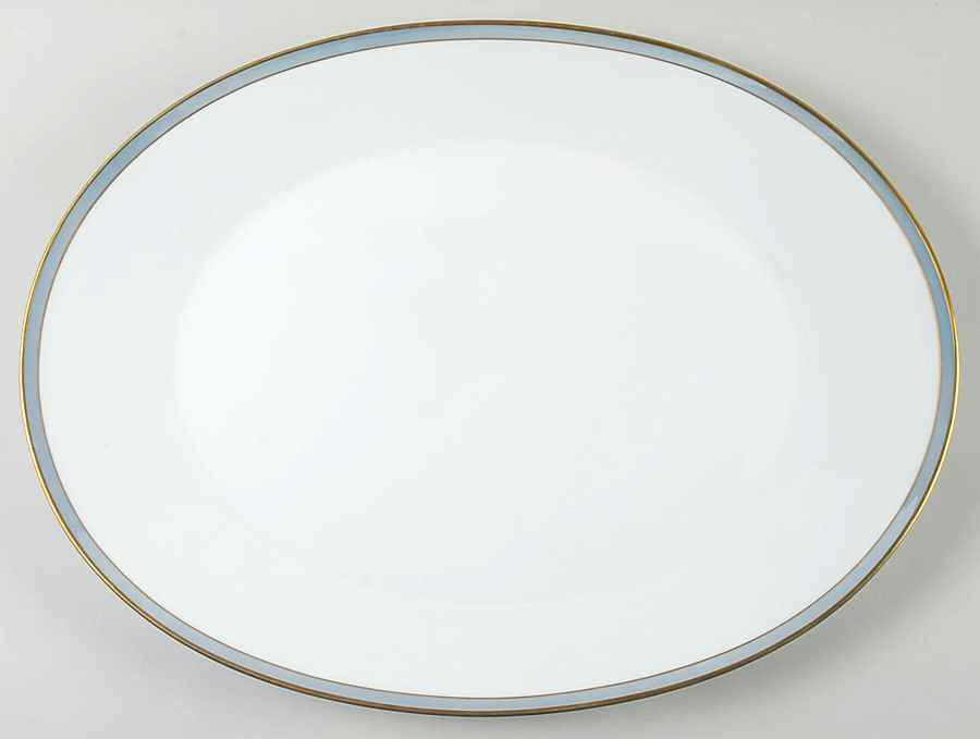 Gala Blue (Not Classic Rose Collection) 17" Oval Serving Platter by Rosenthal - Continental-1