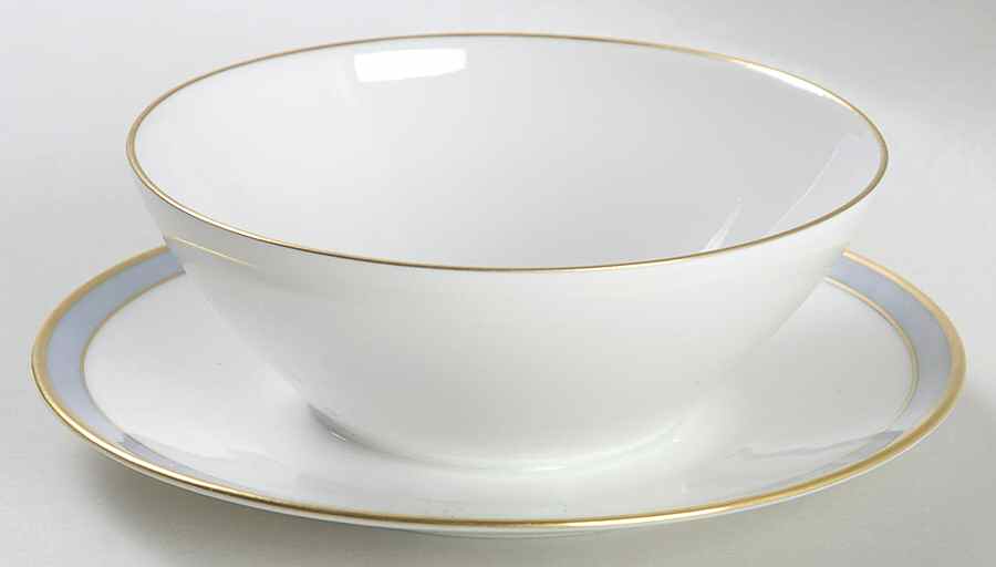 Gala Blue (Not Classic Rose Collection) Sauce Boat with Attached Underplate by Rosenthal - Continental-1