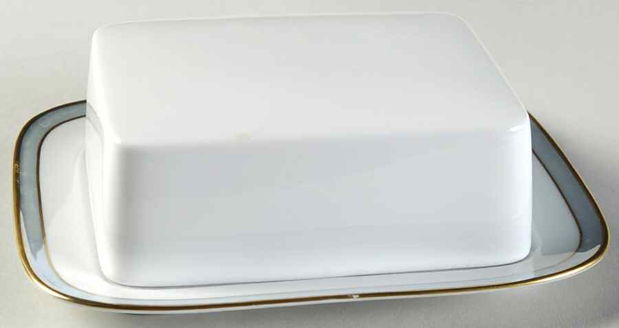 Gala Blue (Not Classic Rose Collection) Rectangular Covered Butter by Rosenthal - Continental-1
