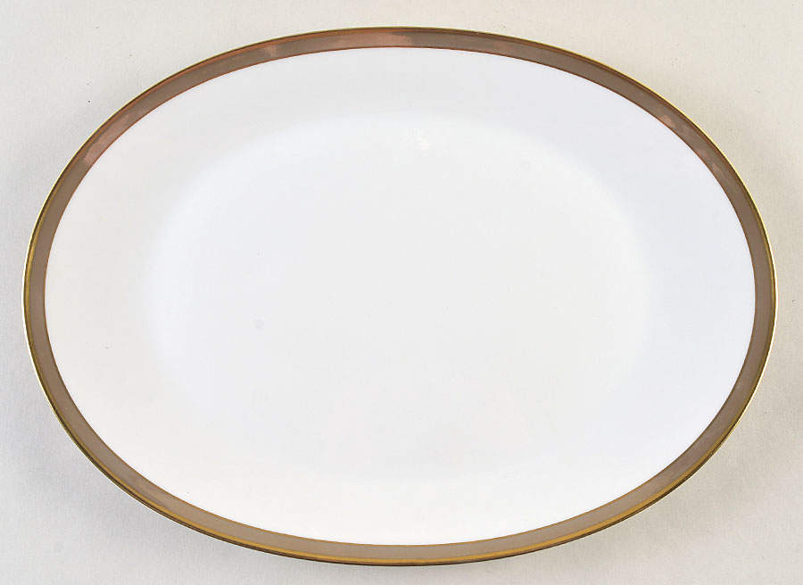 Gala Brown 13" Oval Serving Platter by Rosenthal - Continental-1