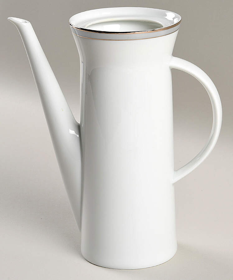 Gala Grey (Platinum Trim) Mini Coffee Pot No Lid by Rosenthal - Continental-1