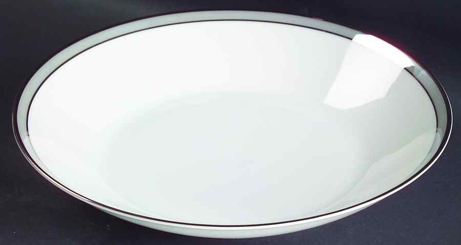 Gala Grey (Platinum Trim) Large Coupe Soup Bowl by Rosenthal - Continental-1